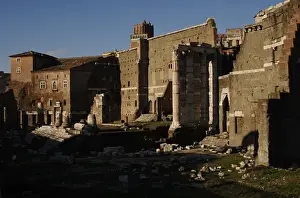 Temple of Mars Ultor. 2nd century BC. Forum of Augustus. Rom