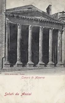 Tempio Prints: Temple of Minerva, Assisi, Italy