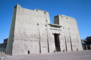 Pylon Gallery: Temple Pylon at Edfu, Egpyt