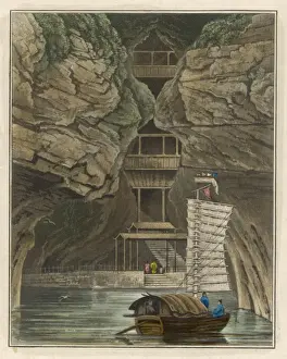 Worshippers Prints: Temple in Rock