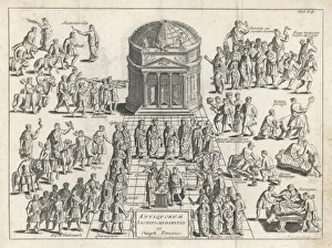 Galore Gallery: Temple Scene, Rome