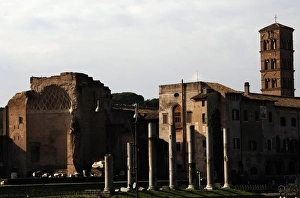 Images Dated 22nd January 2009: Temple of Venus and Roma. 2nd century. Roman Forum. Italy