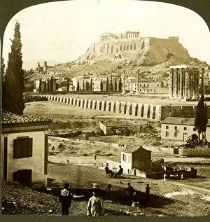 Temples of the Olympian Jupiter and the Acropolis, Athens