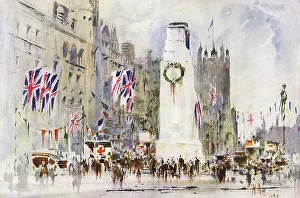 Whitehall Collection: Temporary Cenotaph to the Glorious Dead, 1919