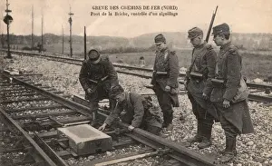 Chemin Prints: Temporary points maintenance - Army - French strike of 1912