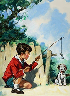 Images Dated 17th October 2006: Tempting a dog