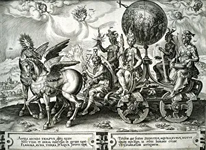 1564 Prints: Tempus, Ignis, Terra, Aer, Aqua