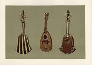 Ten-string Quintena or Chiterna (Italian guitar)