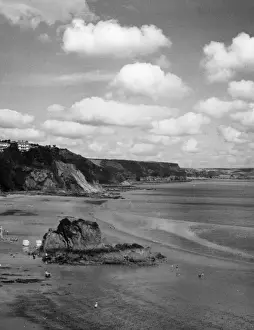 Stretch Prints: Tenby Beach