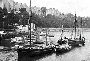 Tenby Prints: Tenby Harbour early 1900s