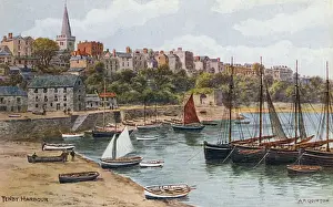 Tenby Prints: Tenby Harbour - Wales