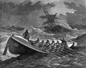 Stormy Prints: Tenby life boat, 1857