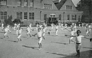 Images Dated 7th March 2017: Tennal Approved School, Birmingham - Exercises