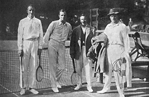 Lowe Prints: Tennis champion Anthony Wilding at Cannes