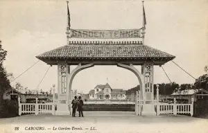 Calvados Prints: Tennis Club - Cabourg, Calvados department, Normandy, France