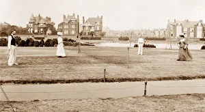 Southsea Prints: Tennis courts at Southsea