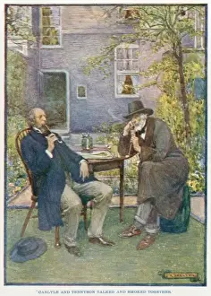 Carlyle Prints: Tennyson and Carlyle