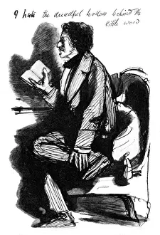 Laureate Prints: Tennyson reading Maus