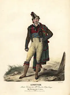 Lopera Prints: Tenor opera singer Louis Augustin Lemonnier