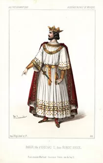 Tenor singer Louis Paulin as King Edward II in Robert Bruce