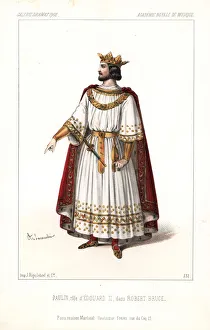 Tenor singer Louis Paulin as King Edward II in Robert Bruce Tenor singer Louis Paulin as King Edward II in Robert Bruce