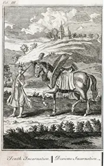 Appearance Prints: Tenth avatar of the Hindu god Vishnu