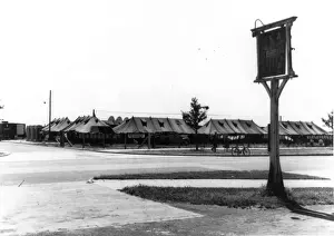 Tents at Heathrow Airport