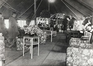Airports Gallery: Tents As Terminal Buildings with Arm Chair and Tables wi?