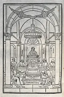 Speak Prints: Terence (195-159 BC). Engraving