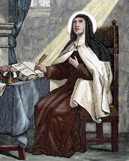 Avila Collection: Teresa of Avila (1515-1582). Religious reformer of the Carme