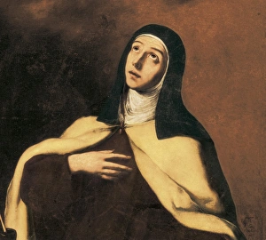 Sevilla Collection: TERESA of JESUS, Saint (1515-1582). RIBERA, Jos
