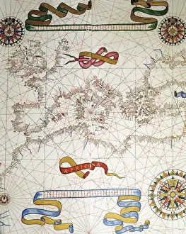 Identify Prints: Terra Brasilis (Brazil). Miniature painting by