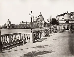 Dwelling Prints: Terrace of the Caffe Giardino Reale, Venice, Italy