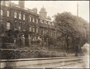 Terrace of houses, Highgate Hill, North London