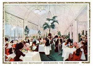 Palms Collection: Terrace Restaurant, Savoy Hotel, London