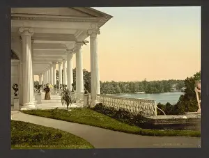 Selo Prints: The terrace, Zarskoje-Selo, (i. e. TSarskoe selo), Russia