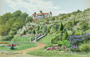 Terraces Prints: Terraces, Spa Pavilion Gardens, Felixstowe, Suffolk