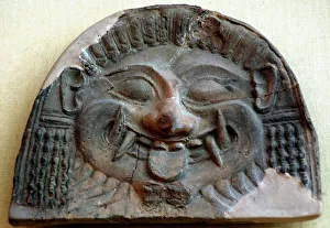 Images Dated 25th August 2007: Terracota antefix tarantini. Gorgon