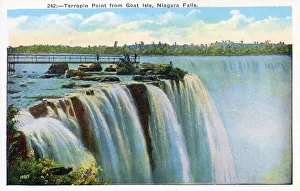 Images Dated 16th June 2020: Terrapin Point from Goat Isle, Niagara Falls, NY, USA