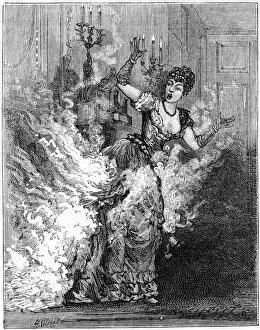 Terrible accident - Lady ablaze - Figure 1