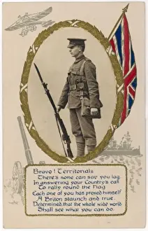 C1914 Prints: Territorials Card C1914