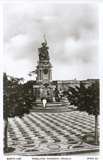 Brazil Gallery: Tesselated pavement, Manaus, northern Brazil