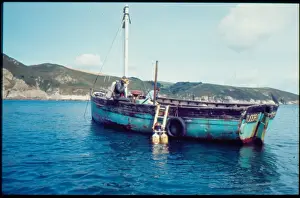 Tessyman family, seaweed farmers, Dartmouth, Devon