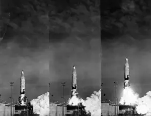 Test launch of a Convair SM-65 Atlas A ICBM