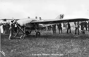 Test pilot Harry R Busteed in the Bristol-Coanda Monoplane