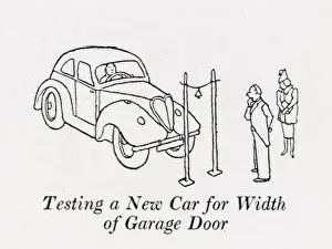 Width Prints: Testing cars width / W H Robinson