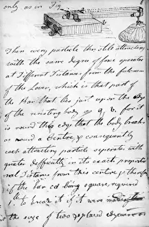 Testing the strength of a wooden plane 1795