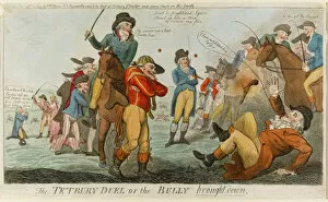 1794 Collection: The Tetbury Duel or the bully brought down