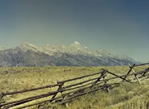 Wyoming Prints: Teton Mountains - Wyoming