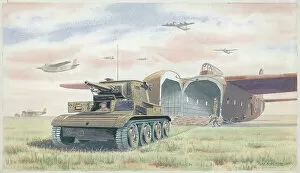Alan Gallery: Tetrarch tank and Hamilcar glider